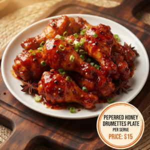 Peppered Honey Drumettes